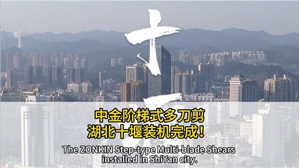 湖北十堰裝機中金階梯式多刀剪！